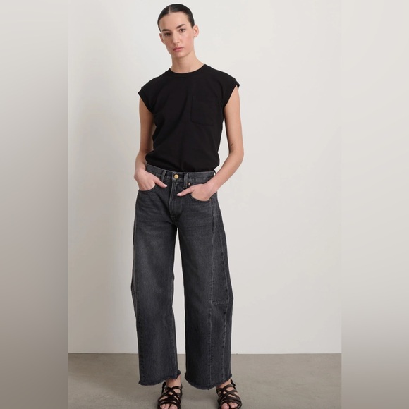 B Sides Relaxed Lasso Jean Stil Black - Picture 3 of 6